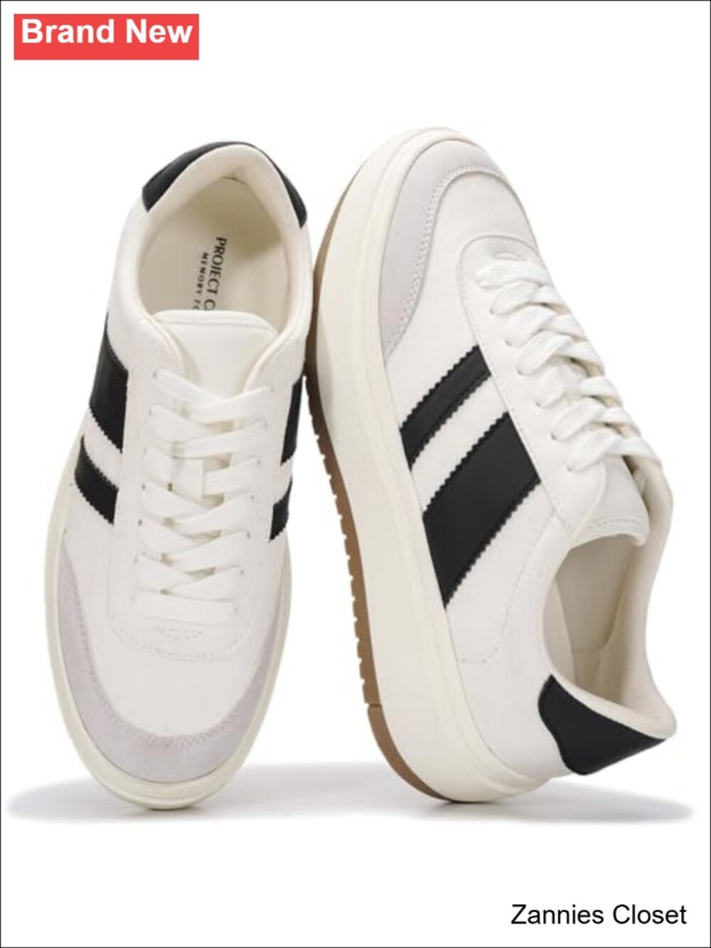 ✨Platform Sneakers Womens Lace-Up Fashion Shoes Comfortable Casual Athletic